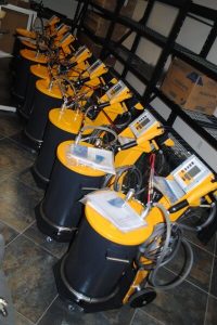 Eight Optiflex 2 Manual Powder Coating Systems Reporting For Duty!